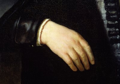 Full Length Portrait of a Standing Man (detail) by Rembrandt van Rijn